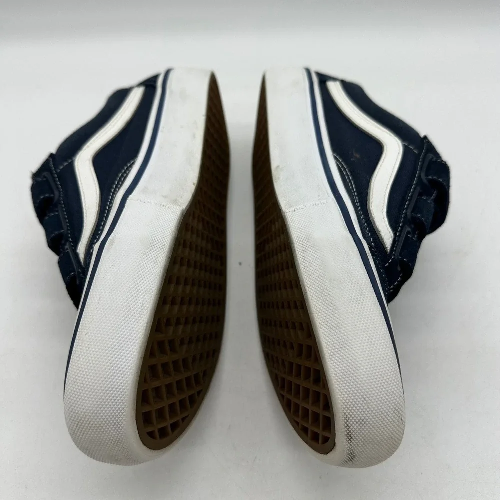Vans 721454 Mens Size 8 Navy Old Skool V Pro VN0A3D29NVY Hook & Loop Skate Shoes